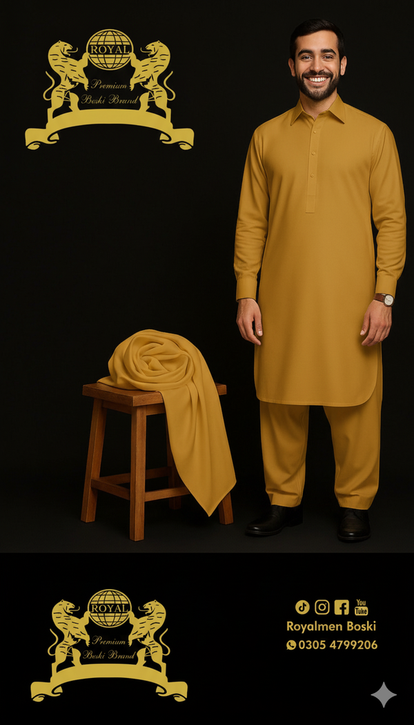 Royal Men Color-The Golden adition – Premium Wash & Wear -799