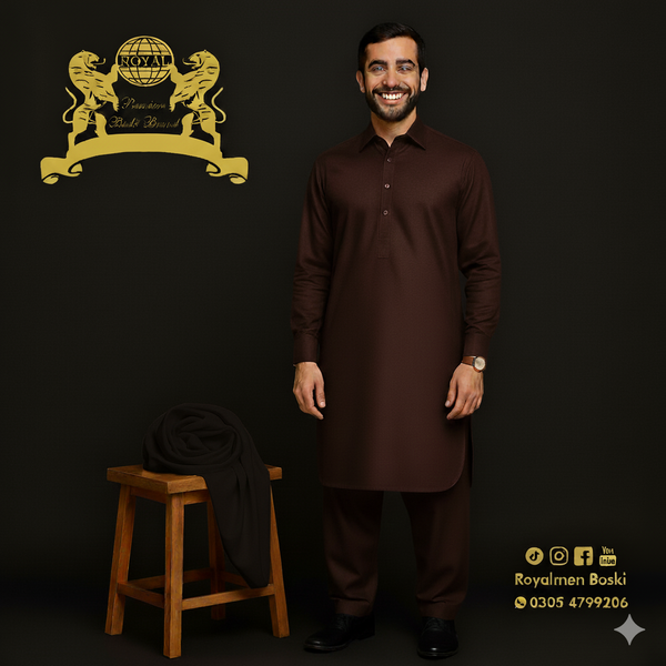 Royal Men Color - Umber Brown – Premium Wash & Wear -790