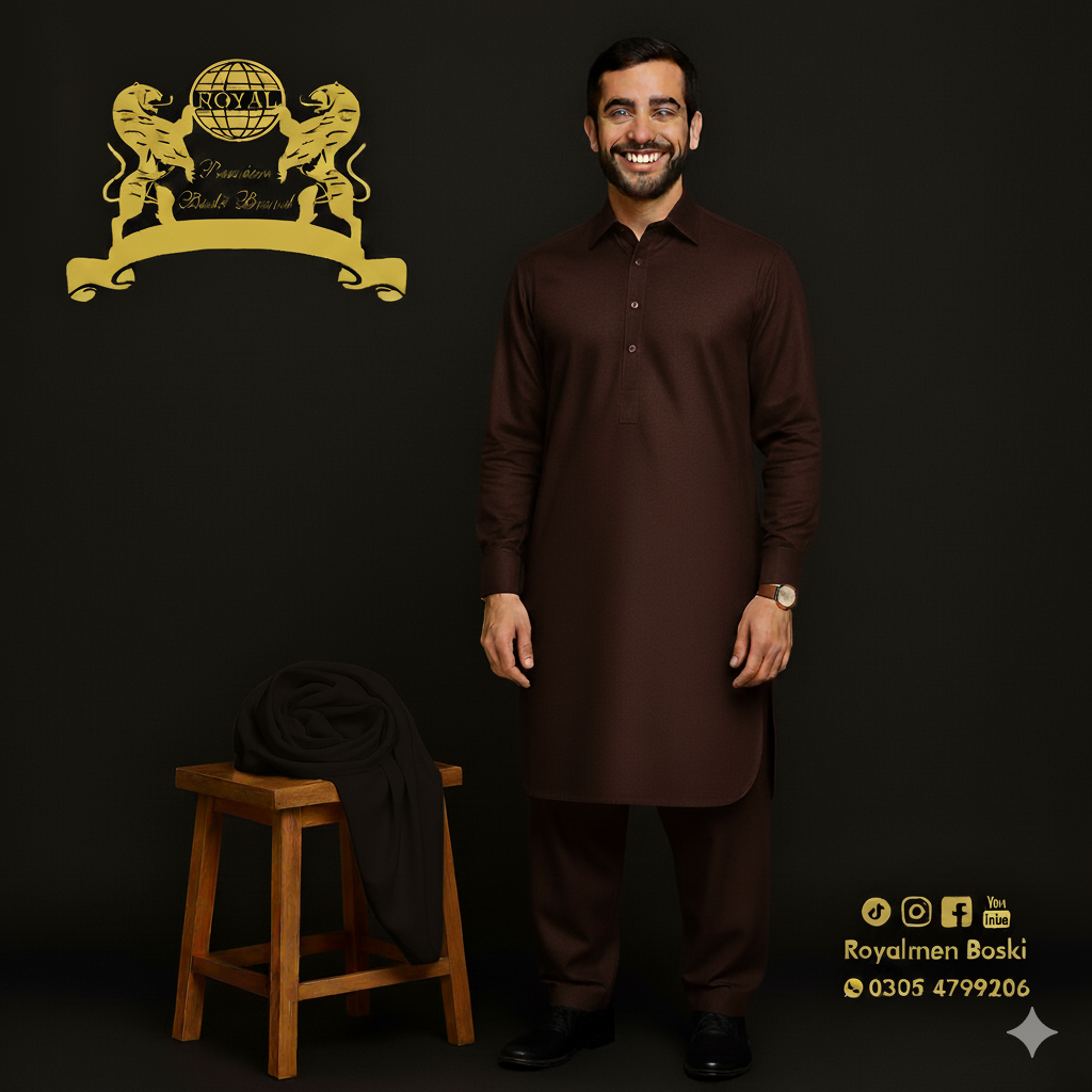 Royal Men Color - Umber Brown – Premium Wash & Wear -790
